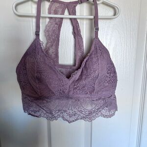 Gilly Hicks Lace Bralette in Soft Purple